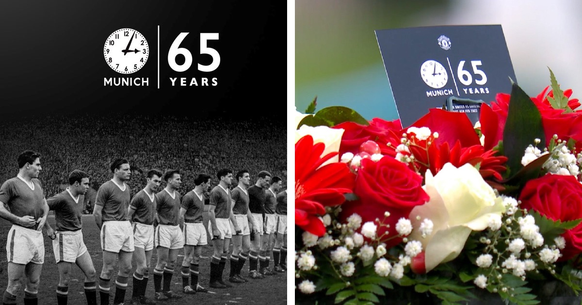 «Манчестер Юнайтед» вспоминает мюнхенскую авиакатастрофу спустя 65 лет