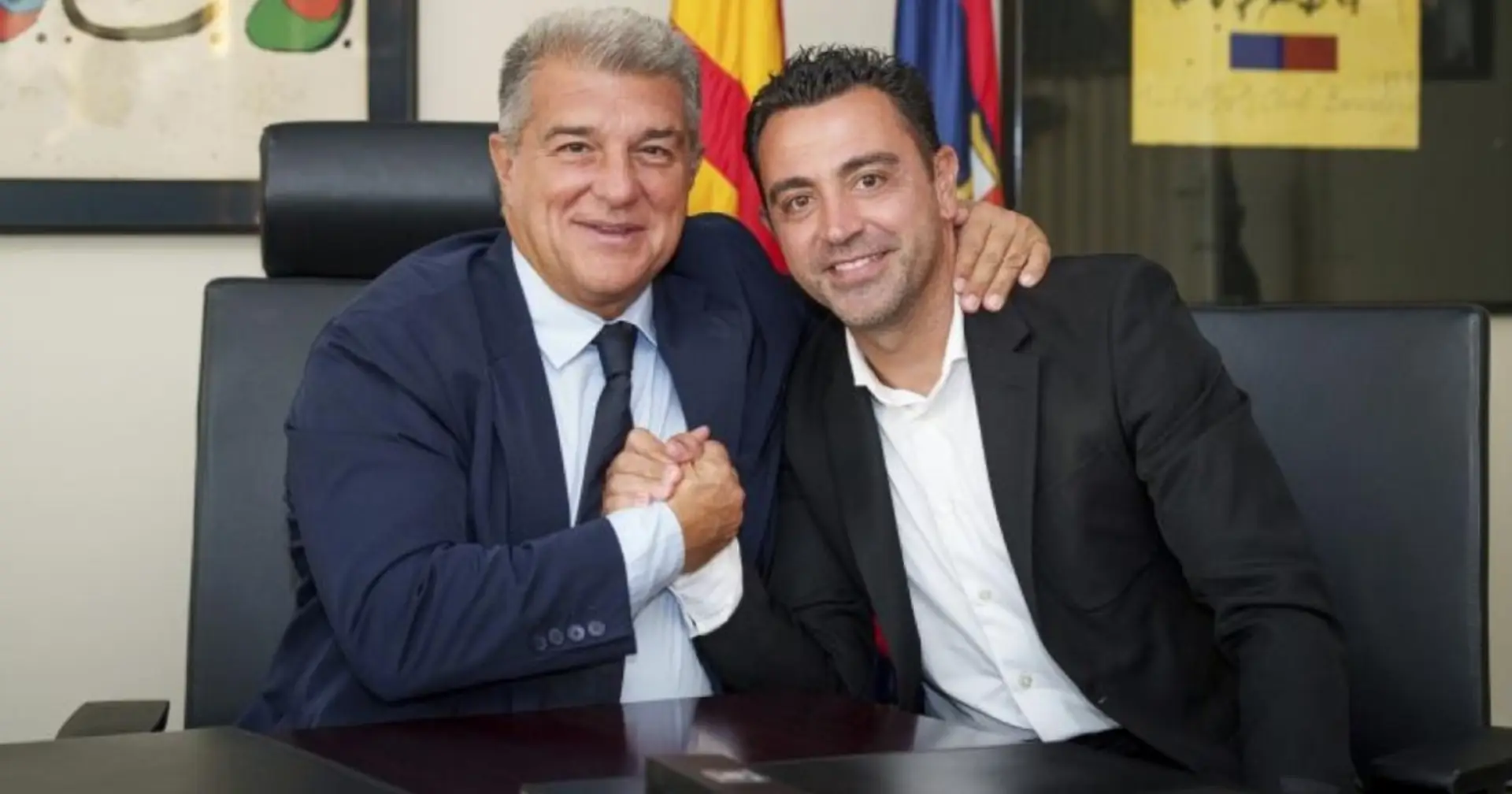 Laporta to try and convince Xavi to stay on one condition
