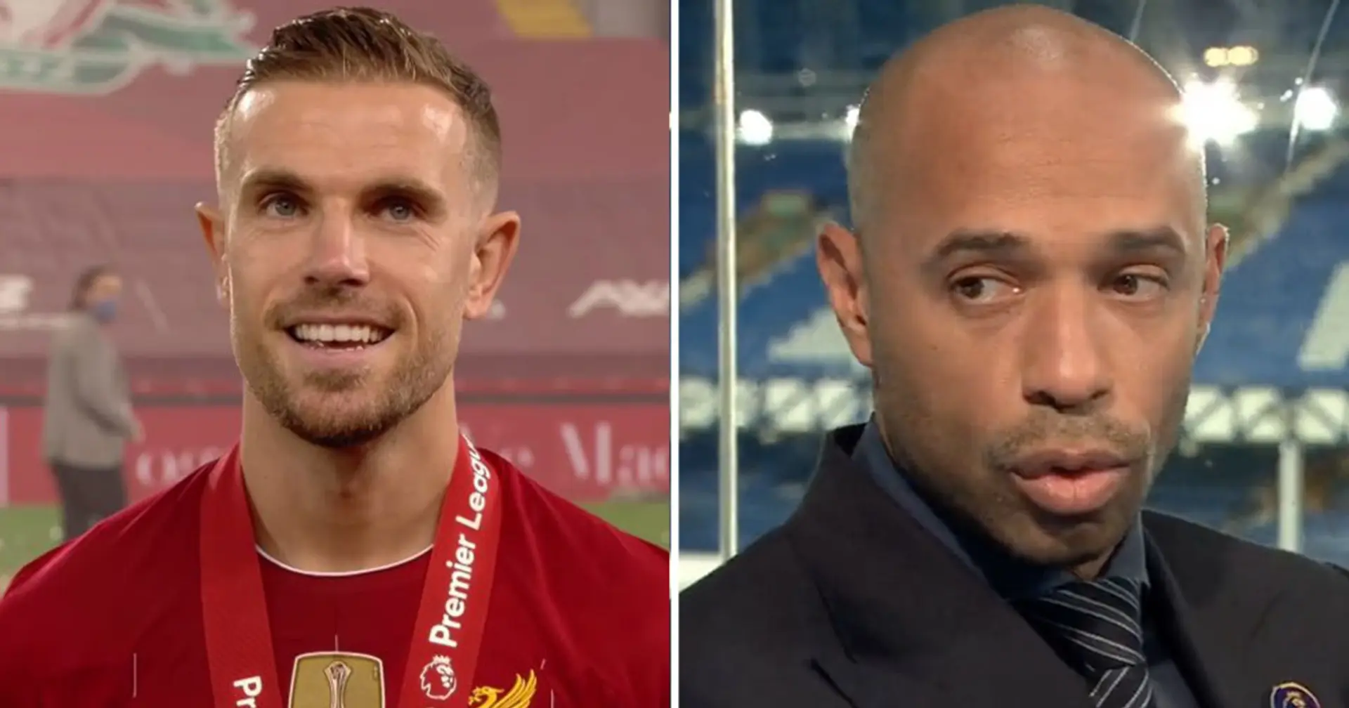 Thierry Henry explains why he uses Henderson 'as example for kids'
