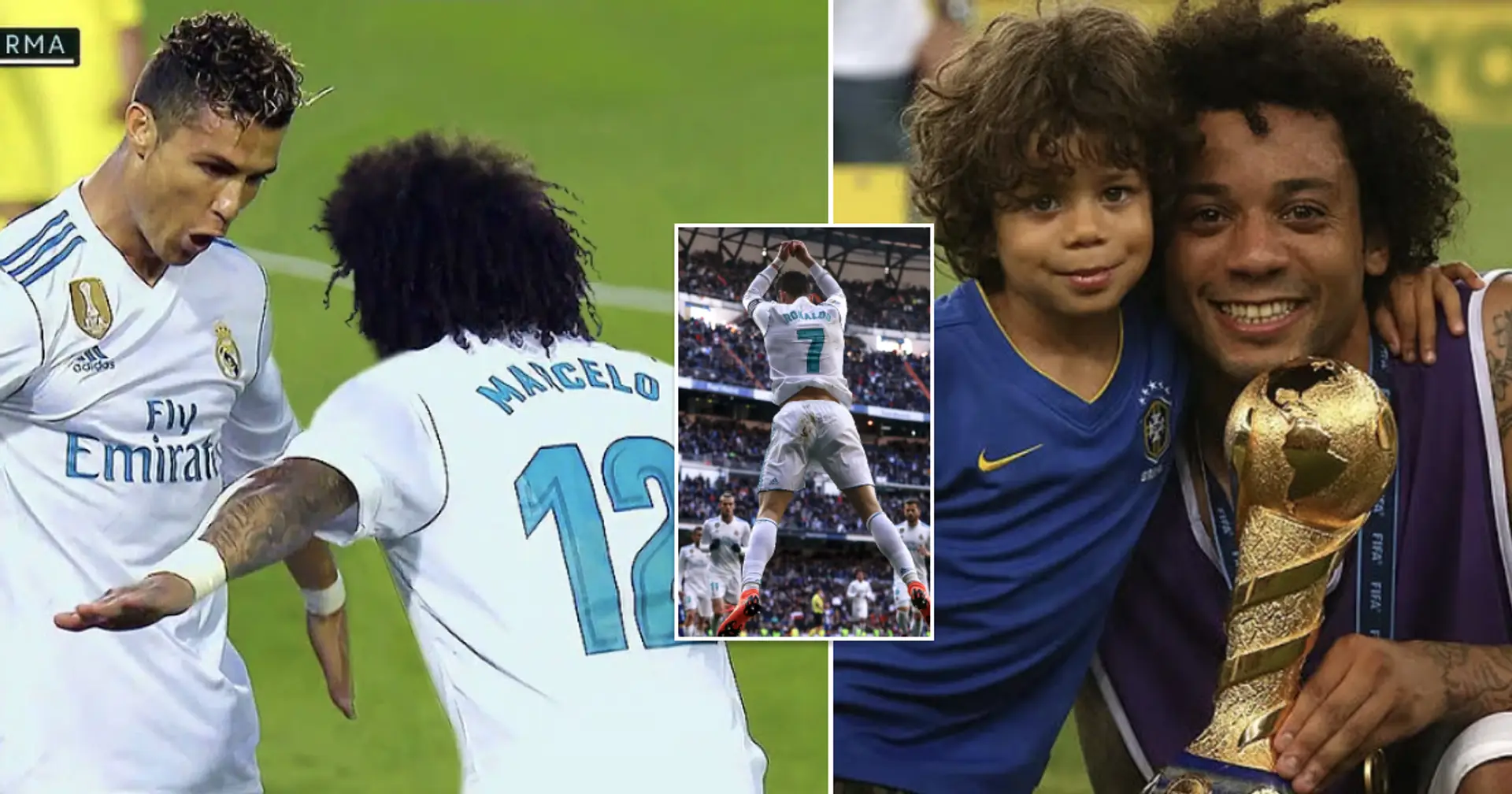 Caught on camera: Marcelo's son Enzo hits Ronaldo's iconic SIIIU celebration at his graduation ceremony