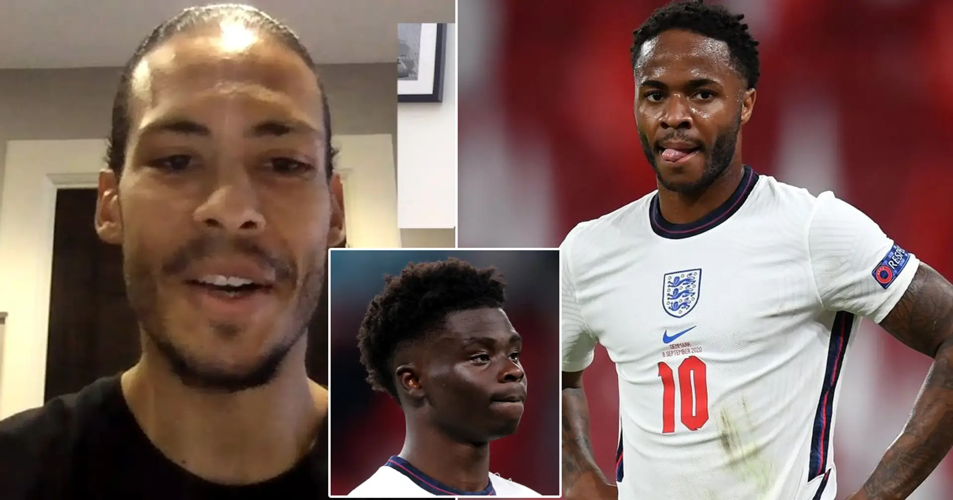 Van Dijk aims subtle dig at Sterling, Southgate for allowing Saka take penalty in Euro final