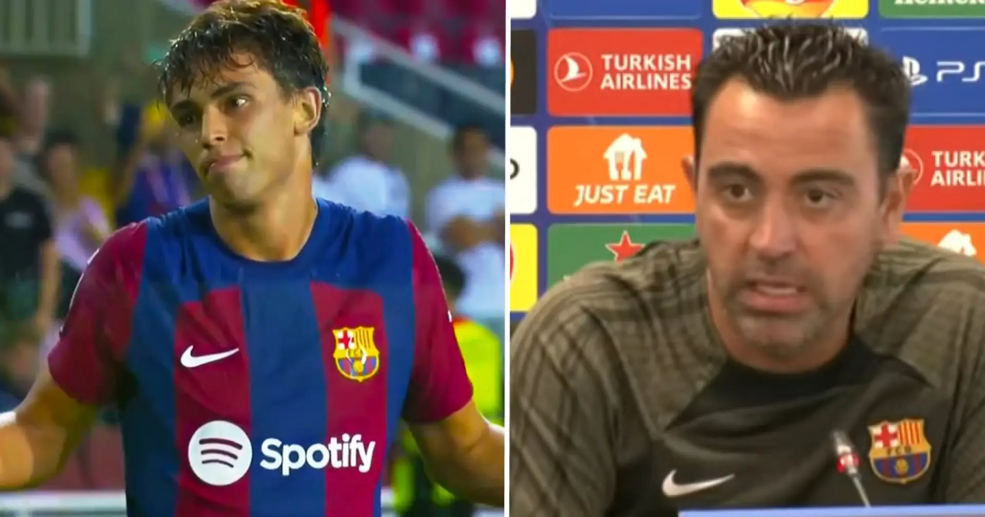 Xavi sends clear message to Joao Felix following his fine game against Betis
