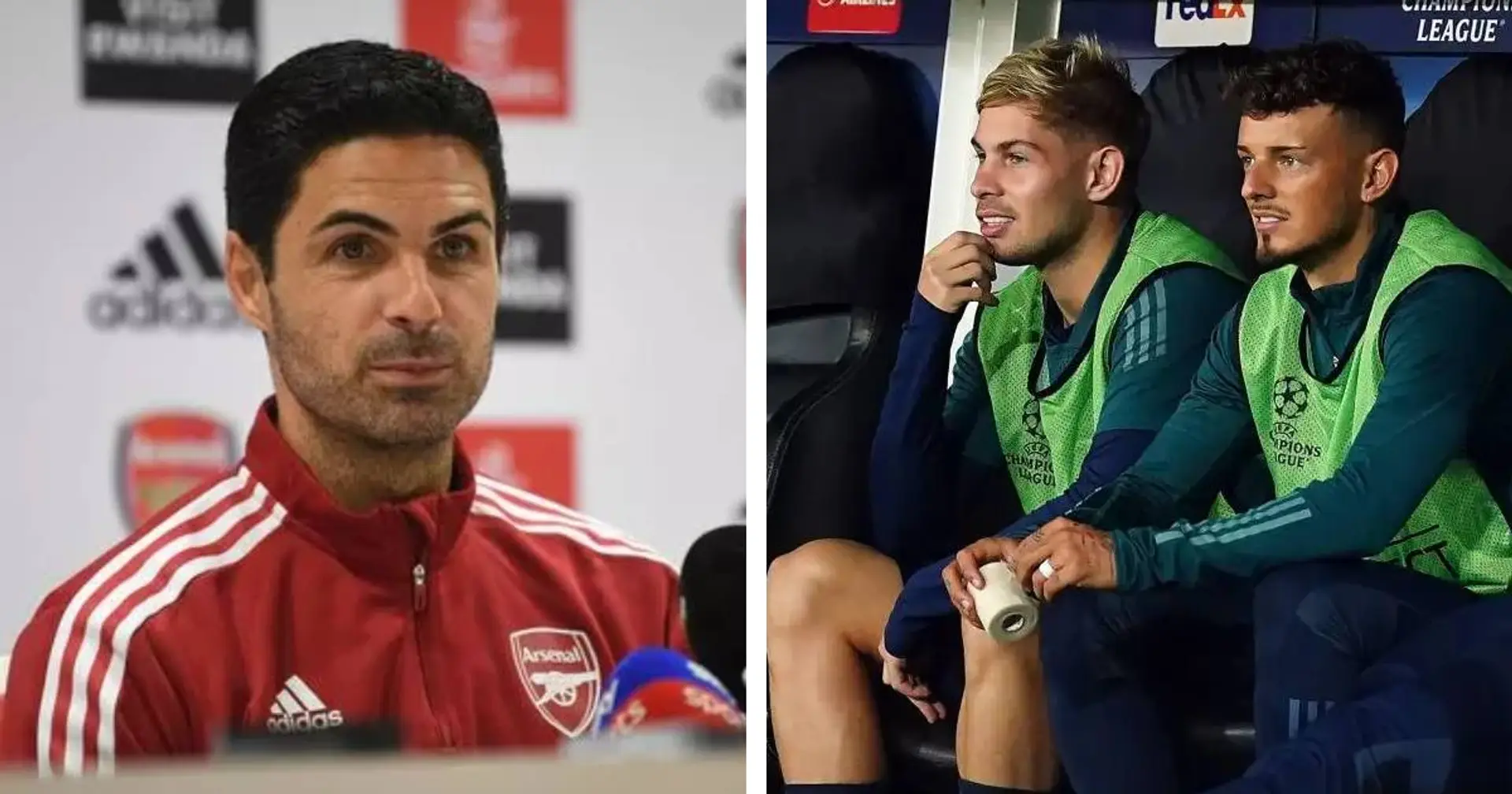 'Every player can't play every game': Arteta sends stern message to Arsenal bench