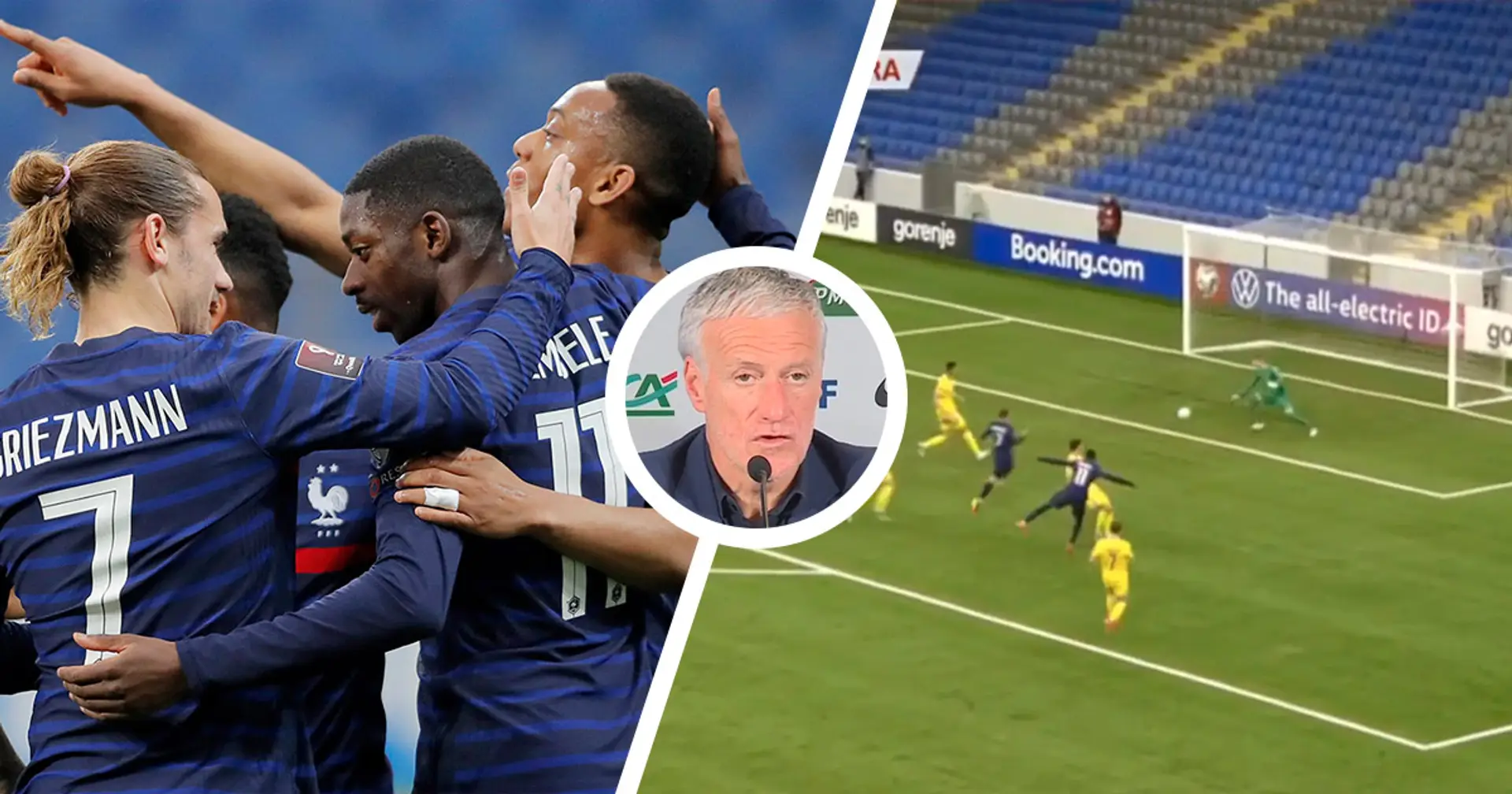 'Dembélé confirma que va por el buen camino': el seleccionador de Francia, Deschamps, elogia a Ous tras su actuación ante Kazajistán
