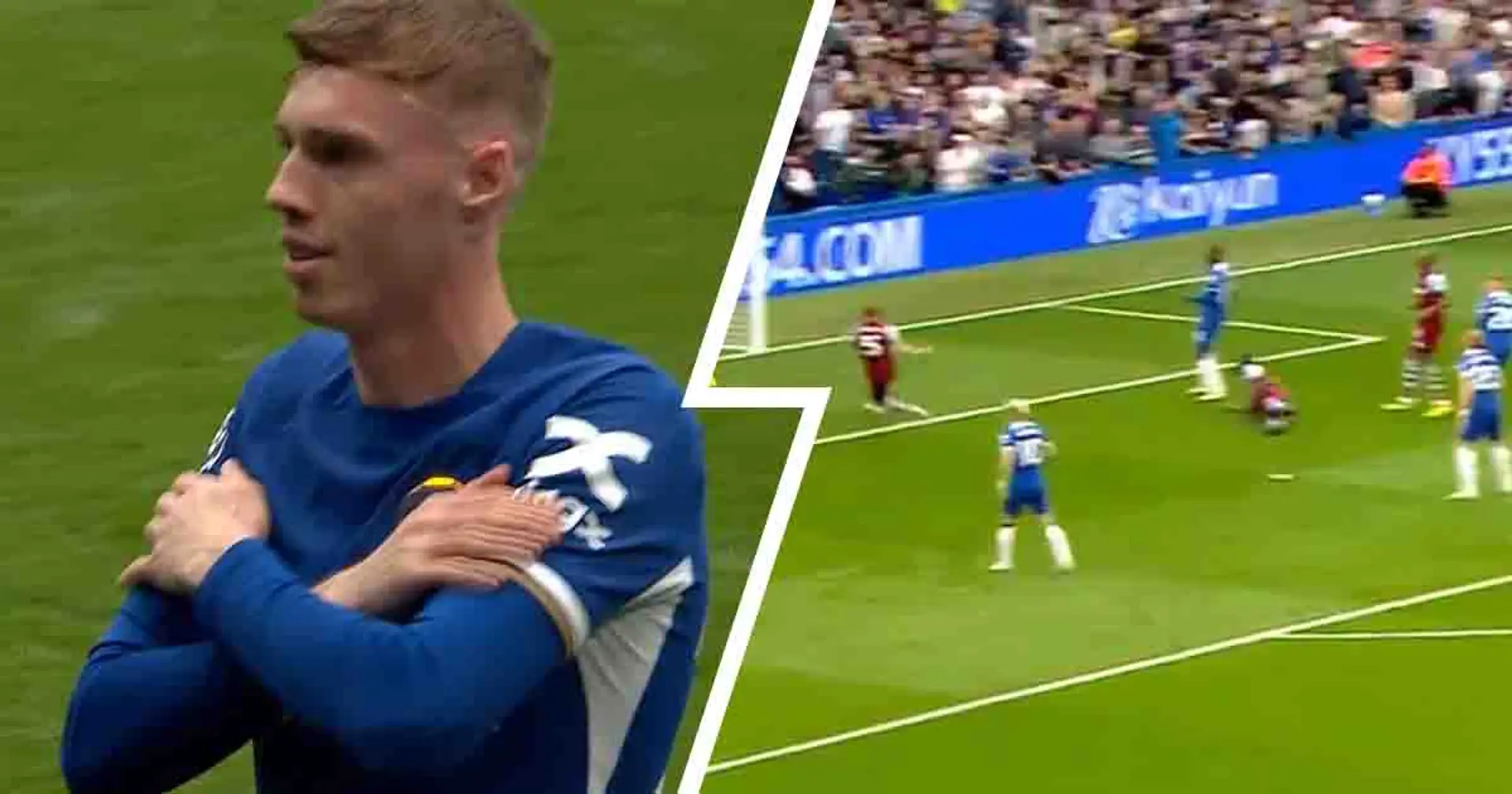 West Ham fans chant 'you've won f*** all' at Chelsea - Palmer shuts him up with clinical finish