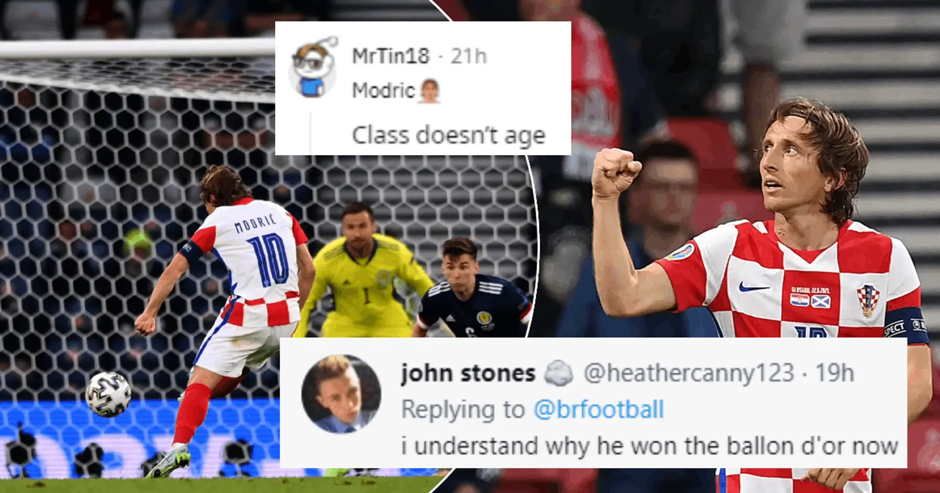"Je comprends pourquoi il a remporté le Ballon d'Or": les fans épatés par Luka Modric après son dernier match à l'Euro 2020