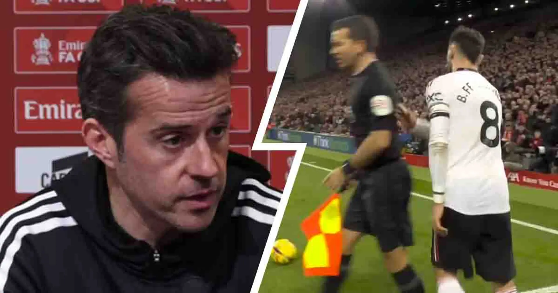 'He wasn't even booked': Bitter Marco Silva believes Fernandes should've seen red for one moment vs Liverpool