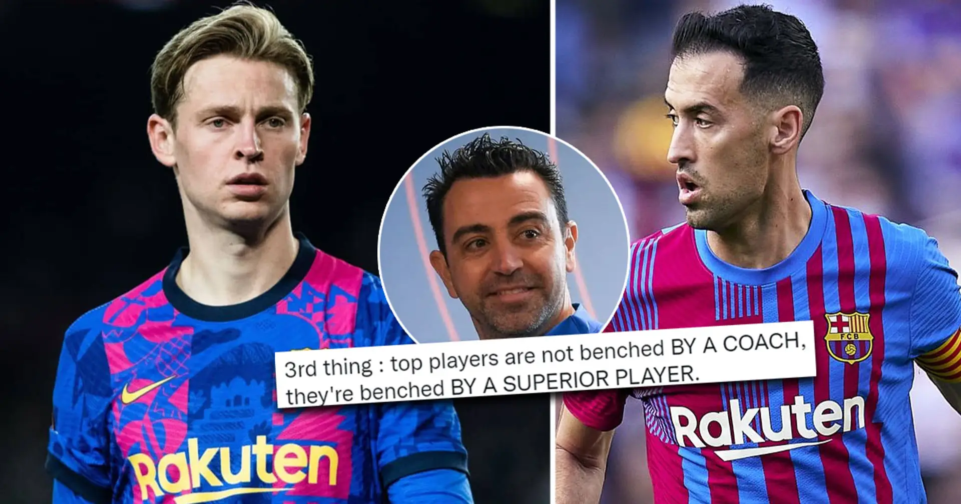 'It's becoming annoying': fan says that Barca shouldn't give in to De Jong's demands to play in Busquets role