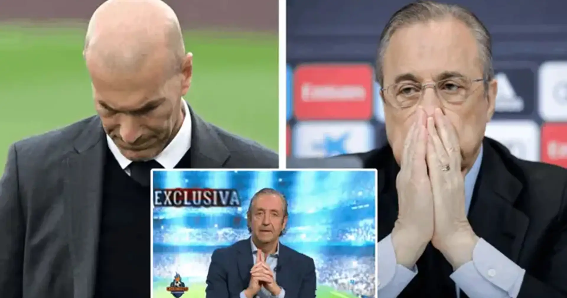Pedrerol: Pérez intentó convencer a Zidane de que se quedara en 2 horas de conversación