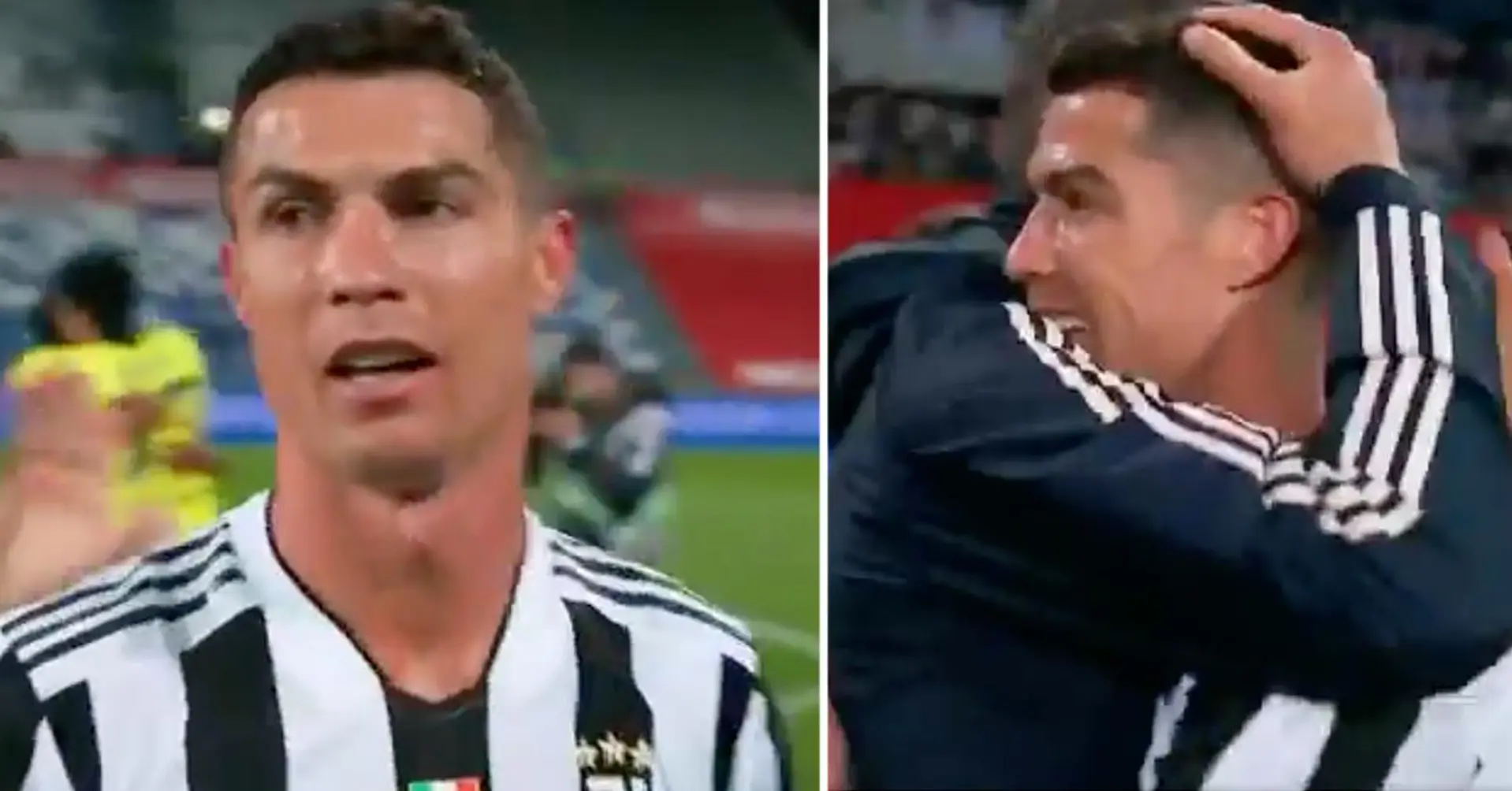 La emotiva reacción de Ronaldo tras ganar un título con la Juventus
