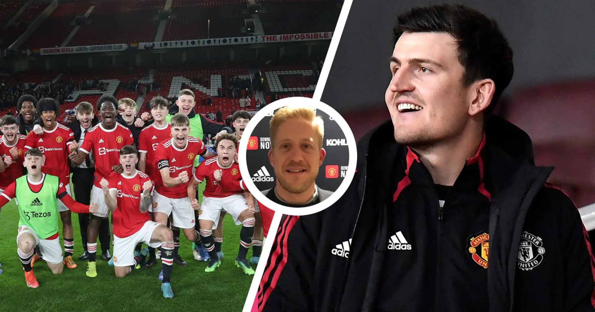 ‘He’s got a keen interest’: Man United youth coach explains how Maguire inspired U18 side before FA Youth Cup semi-finals win