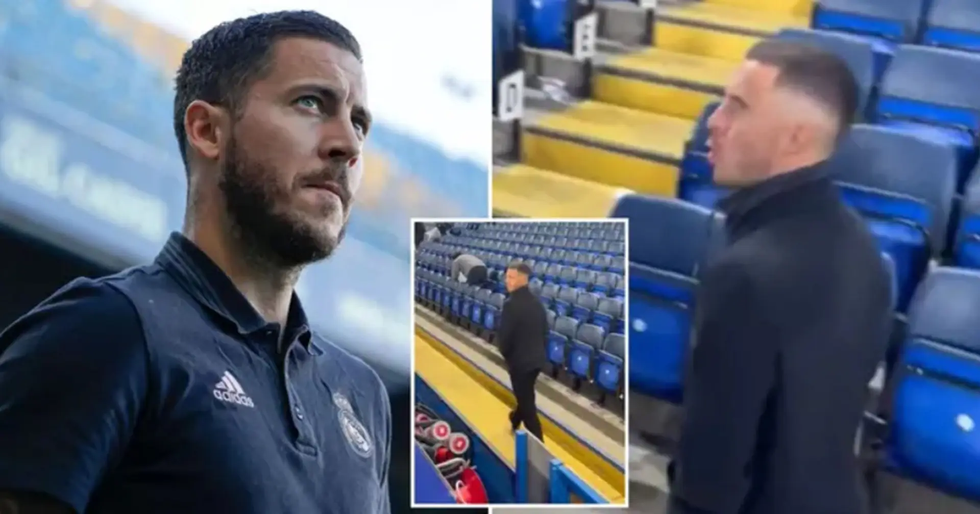 "Komm zurück": Chelseas Mitarbeiter an der Stamford Bridge hat Eden Hazard zurück zum englischen Verein gerufen 