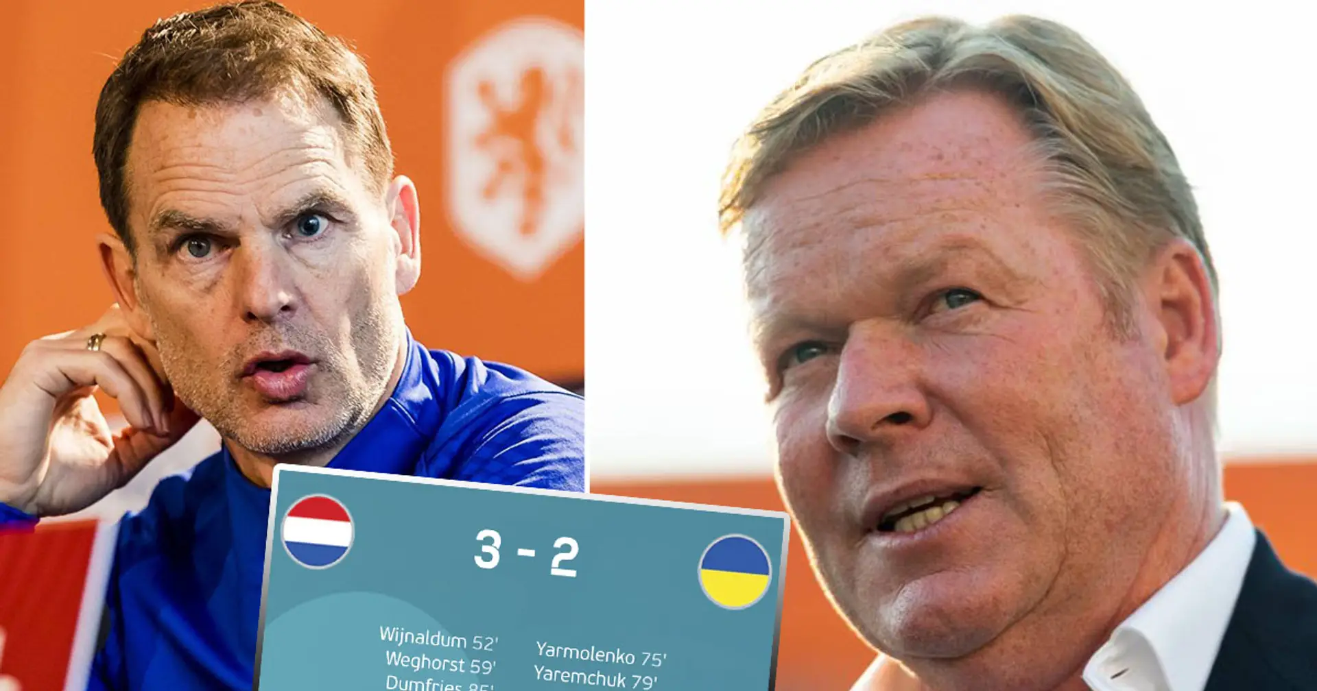 'People are very positive. That surprises me': Koeman on the Netherlands' Euro 2020 start