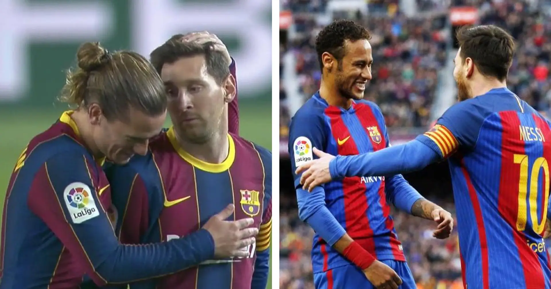 Messi demuestra su generosidad con Griezmann; hizo lo mismo con Neymar en 2015