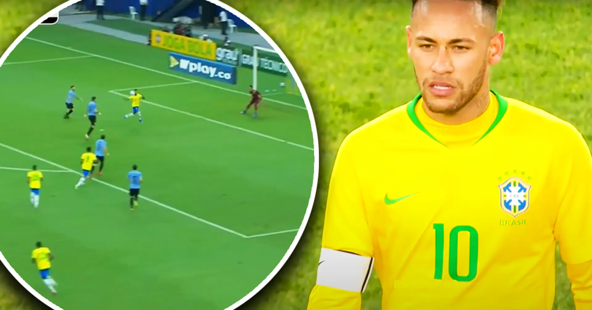 La magie brésilienne: Neymar humilie 3 joueurs uruguayens et marque un but somptueux