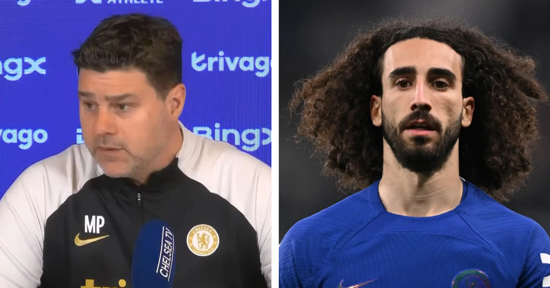'You have to build the chair first': Pochettino explains why he did not make Cucurella tactical shift earlier