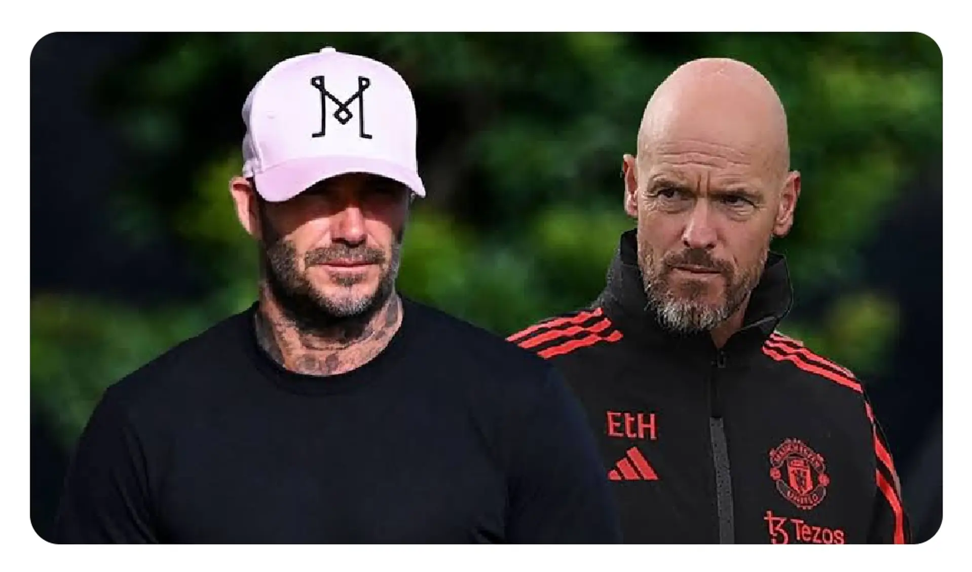 🎙️| David Beckham on Erik ten Hag:  “We all know that Erik's a very qualified manager and a good manager and he has ...