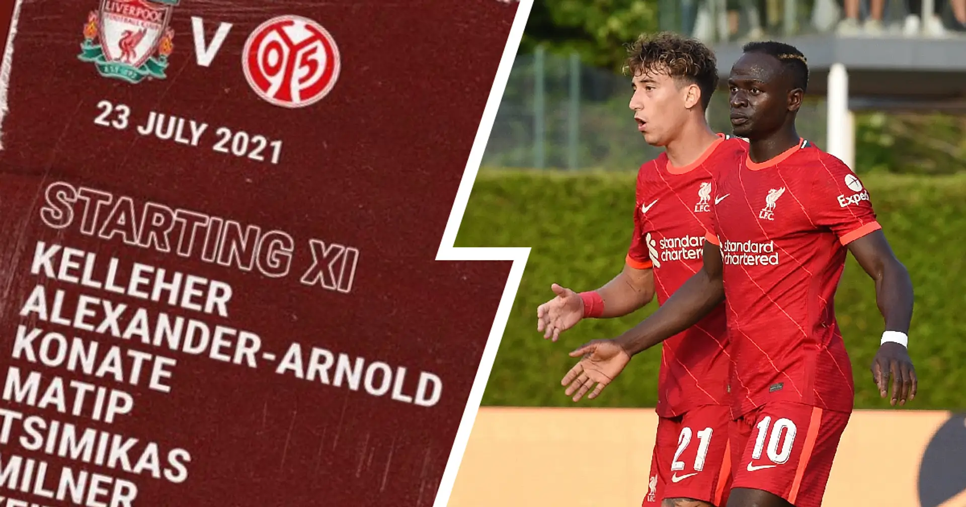 OFFICIAL: LFC line-up for Mainz friendly revealed