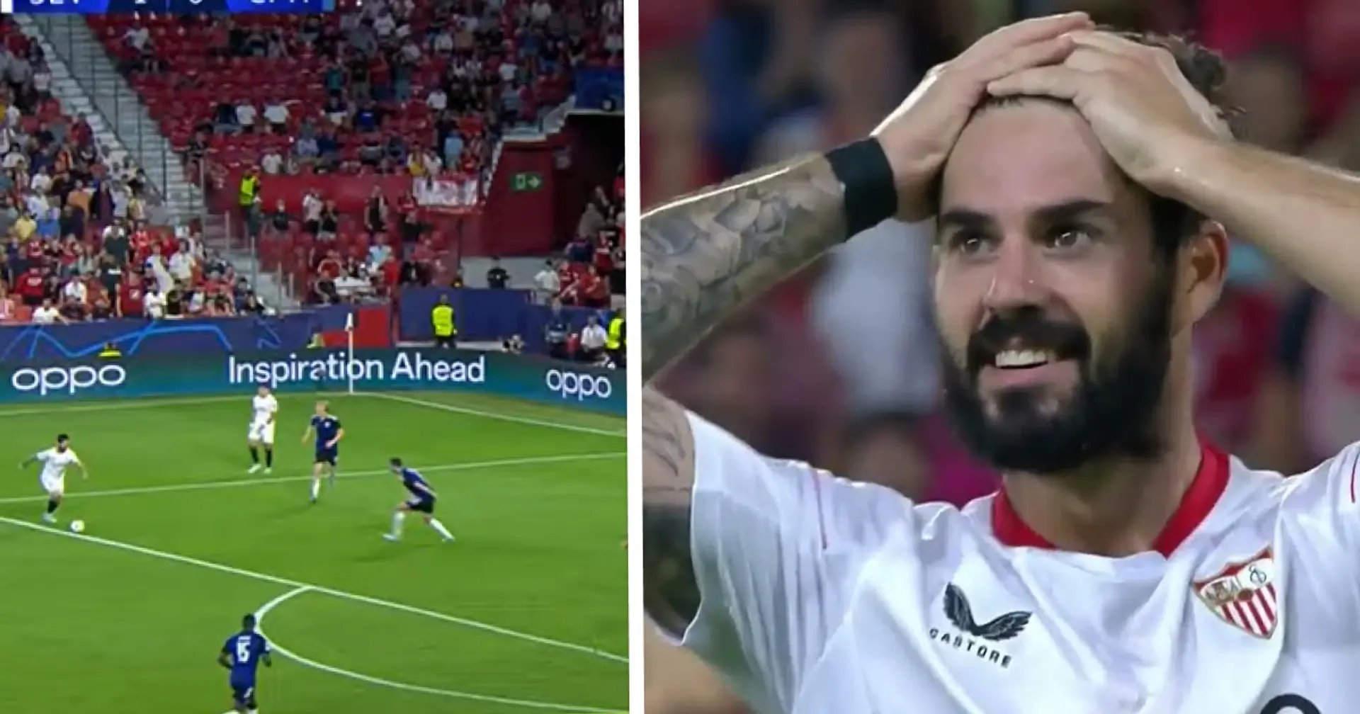 Isco scores first-ever goal for Sevilla – it's really special