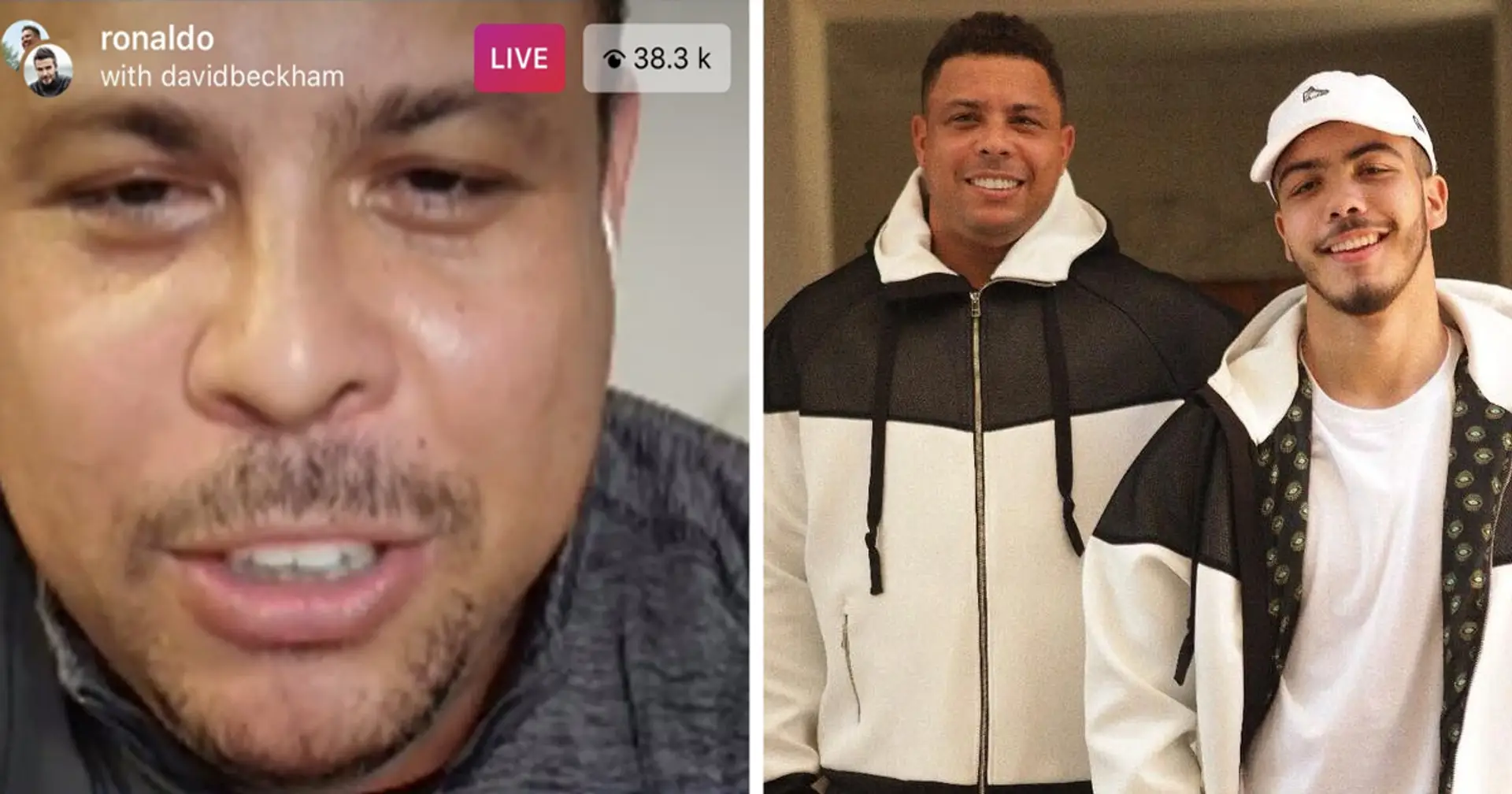 Ronaldo Nazario reveals why his son became DJ: 'It's my fault'