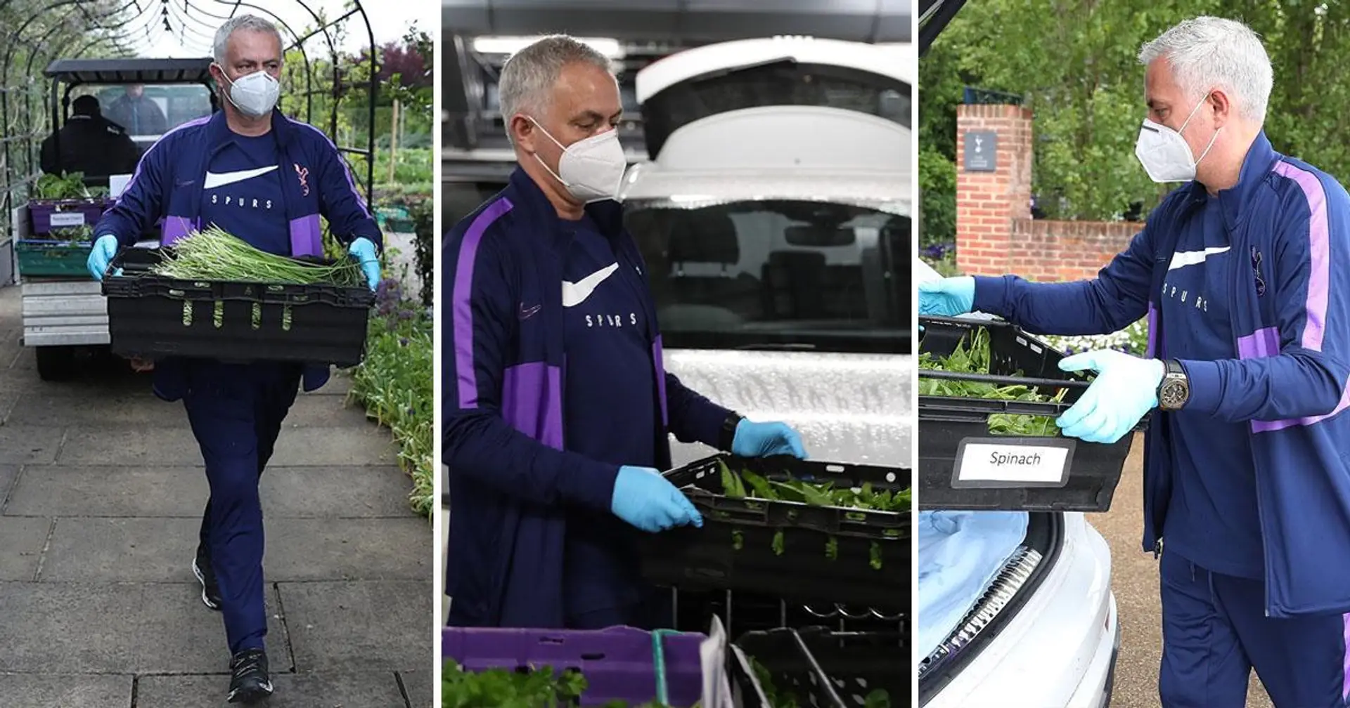 L'ancien entraîneur de Madrid, Mourinho, se porte volontaire pour transférer de la nourriture au stade de Tottenham