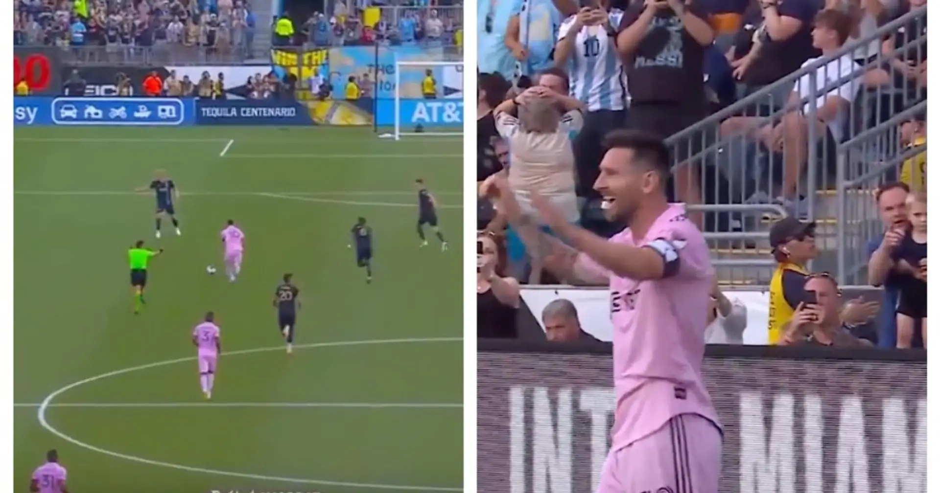 VIDEO: Messi schießt Miami fast aus der Mitte des Spielfelds ins Finale