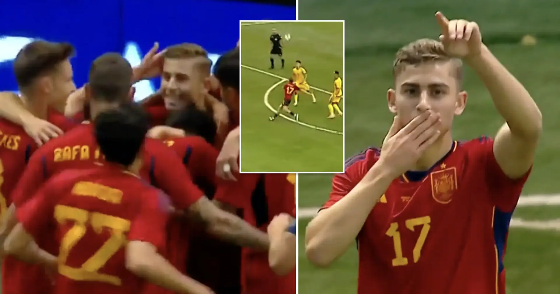 Filmé : Fermin Lopez marque un but incroyable 10 minutes après sa première titularisation officielle avec l'Espagne U21