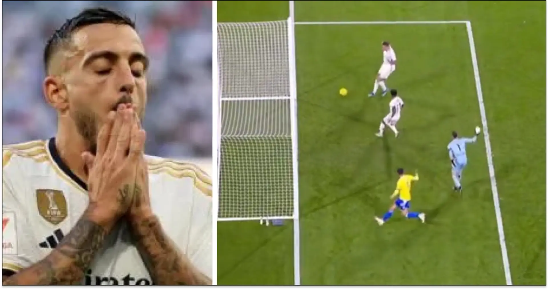 'Our only striker 😭😭😭': Real Madrid fans react to Joselu brainfart v Cadiz