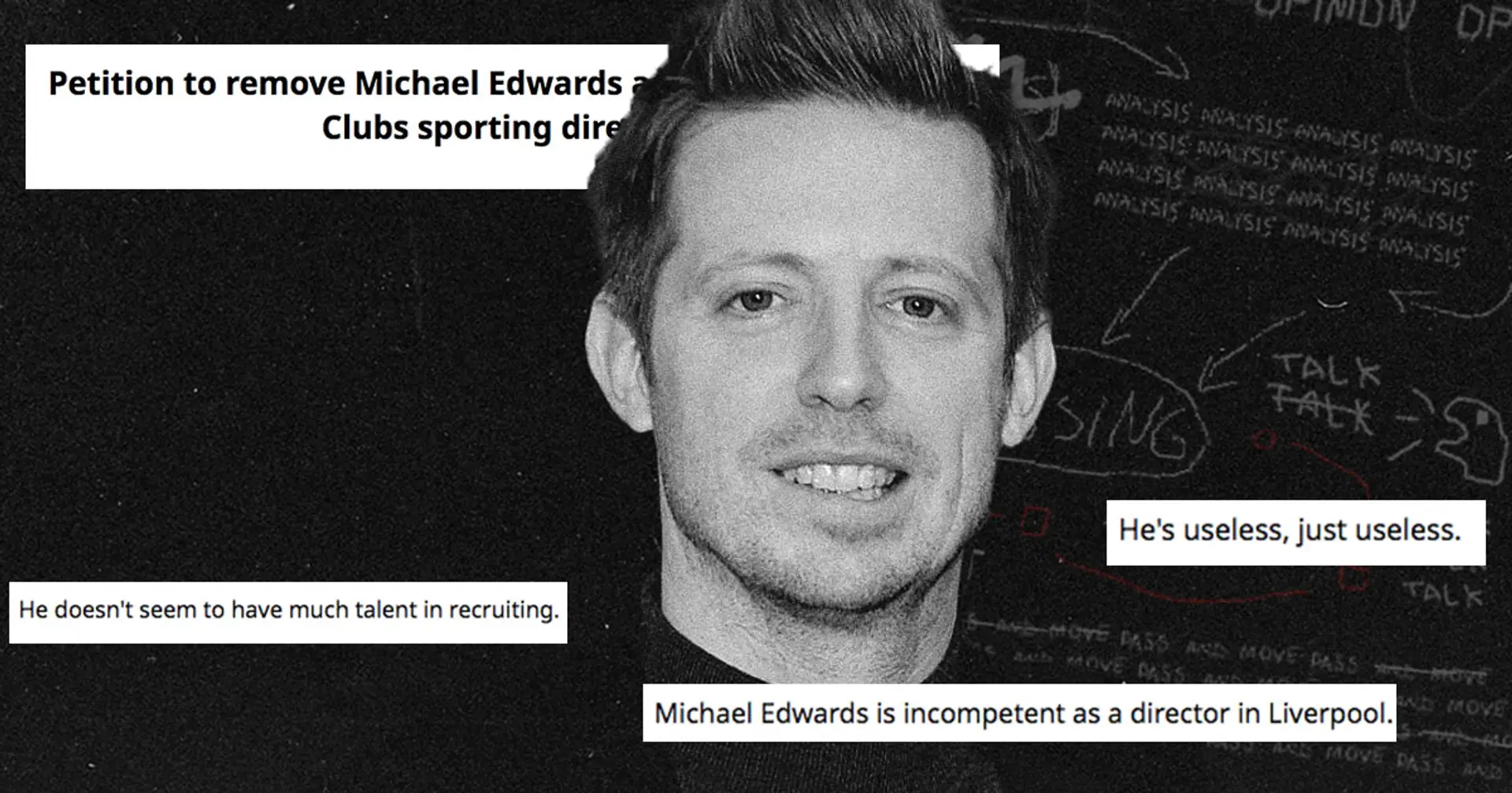 Liverpool fans once petitioned to remove 'blind and incompetent' Michael Edwards as sporting director