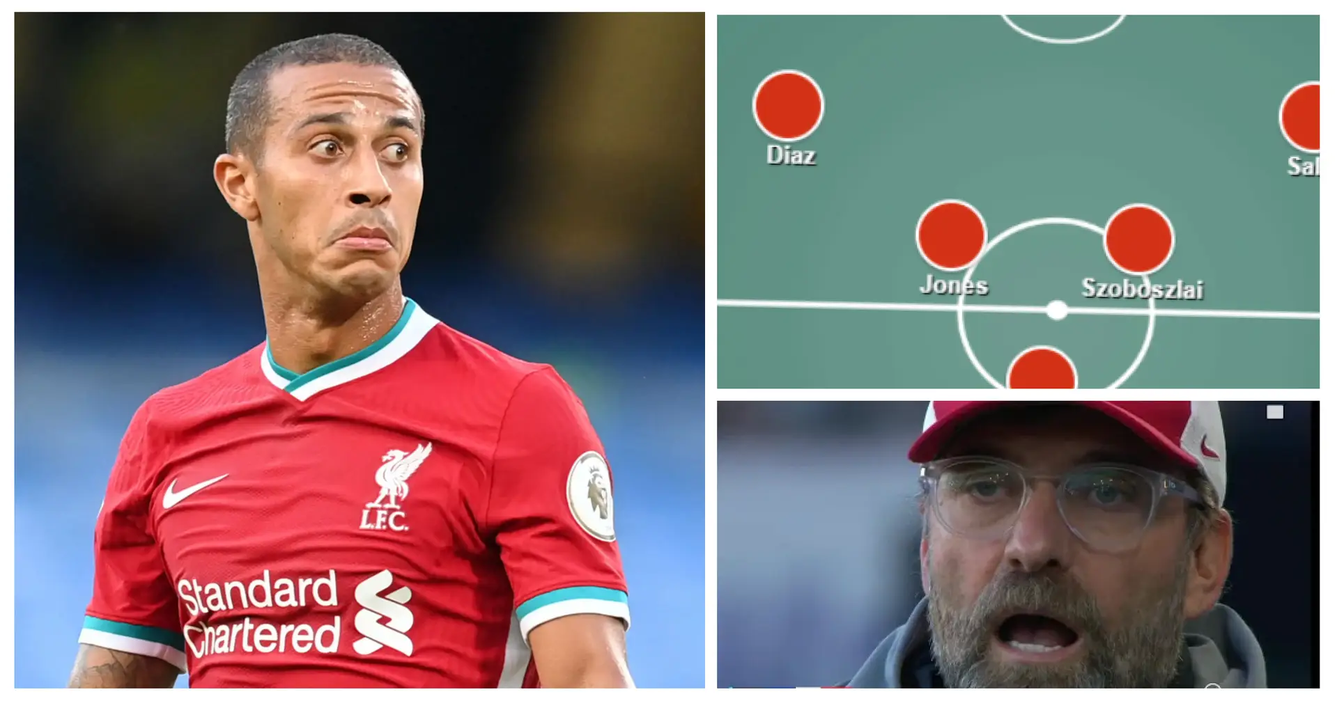 New formation? 3 ways Klopp could fit Thiago in Liverpool's new-look midfield