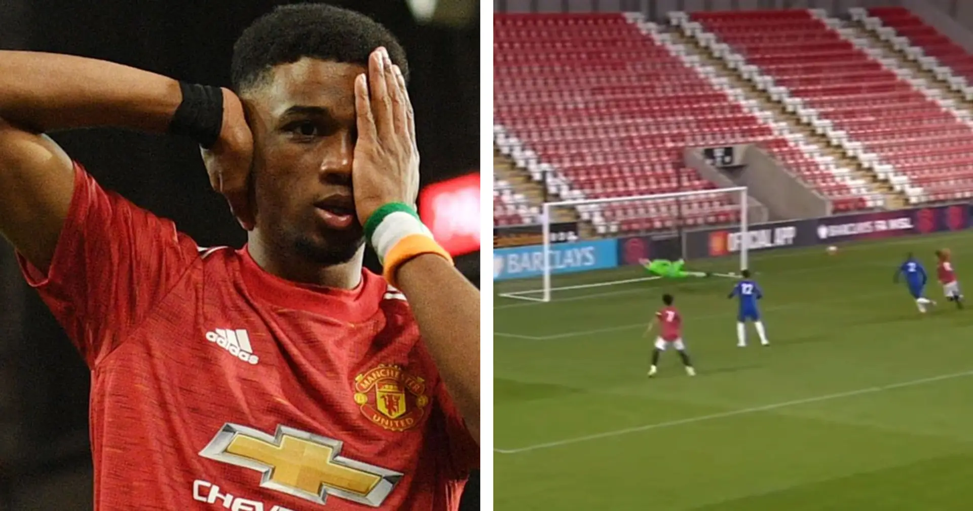 Amad scores impressive free-kick against Chelsea U23s – and United fans can’t stop raving about him