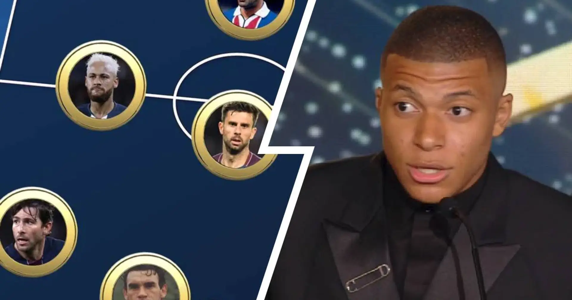 Un XI All Stars du PSG a été dévoilé sur Twitter - Kylian Mbappé et Marco Verratti sur le banc