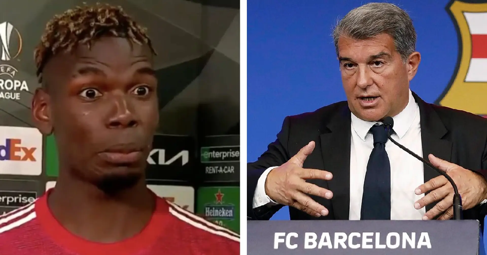 Barcelona interested in Paul Pogba swap deal with Man United (reliability: 4 stars)