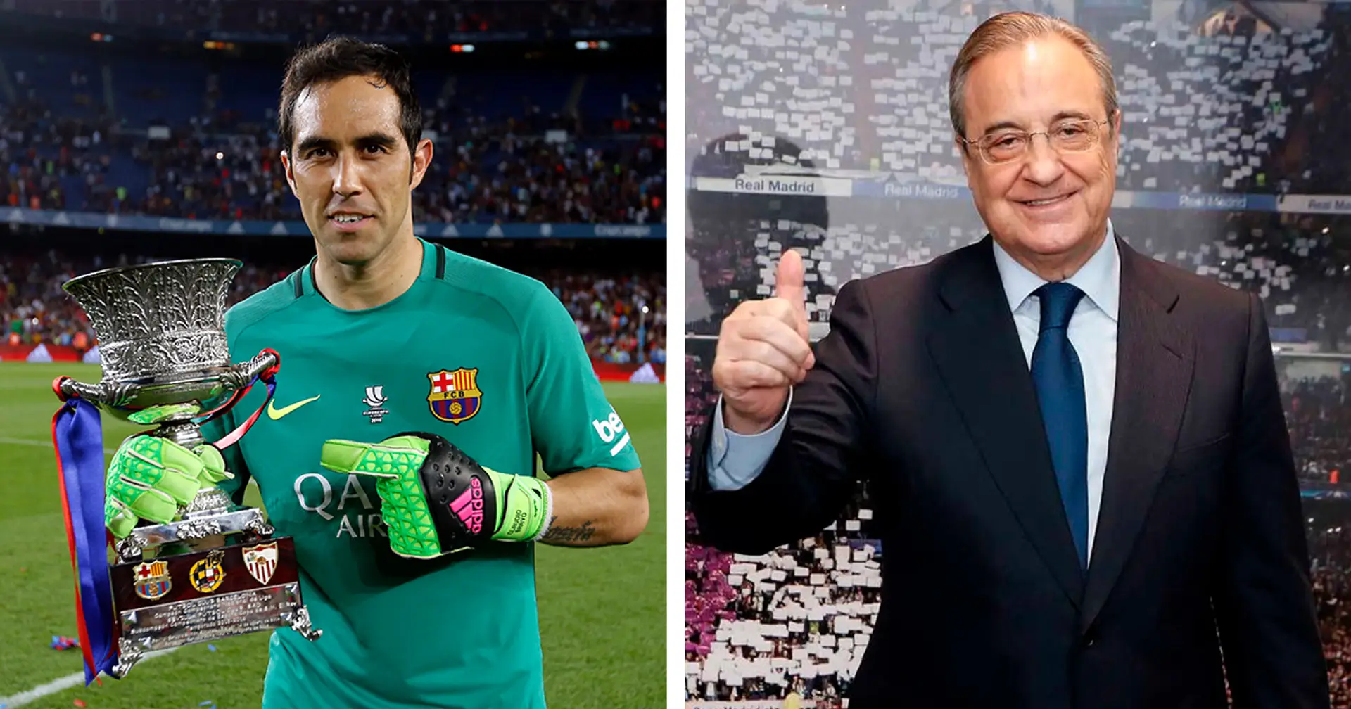 Rivalry aside: How Real Madrid once sent ex-Barca goalie Claudio Bravo heartfelt message after heavy injury