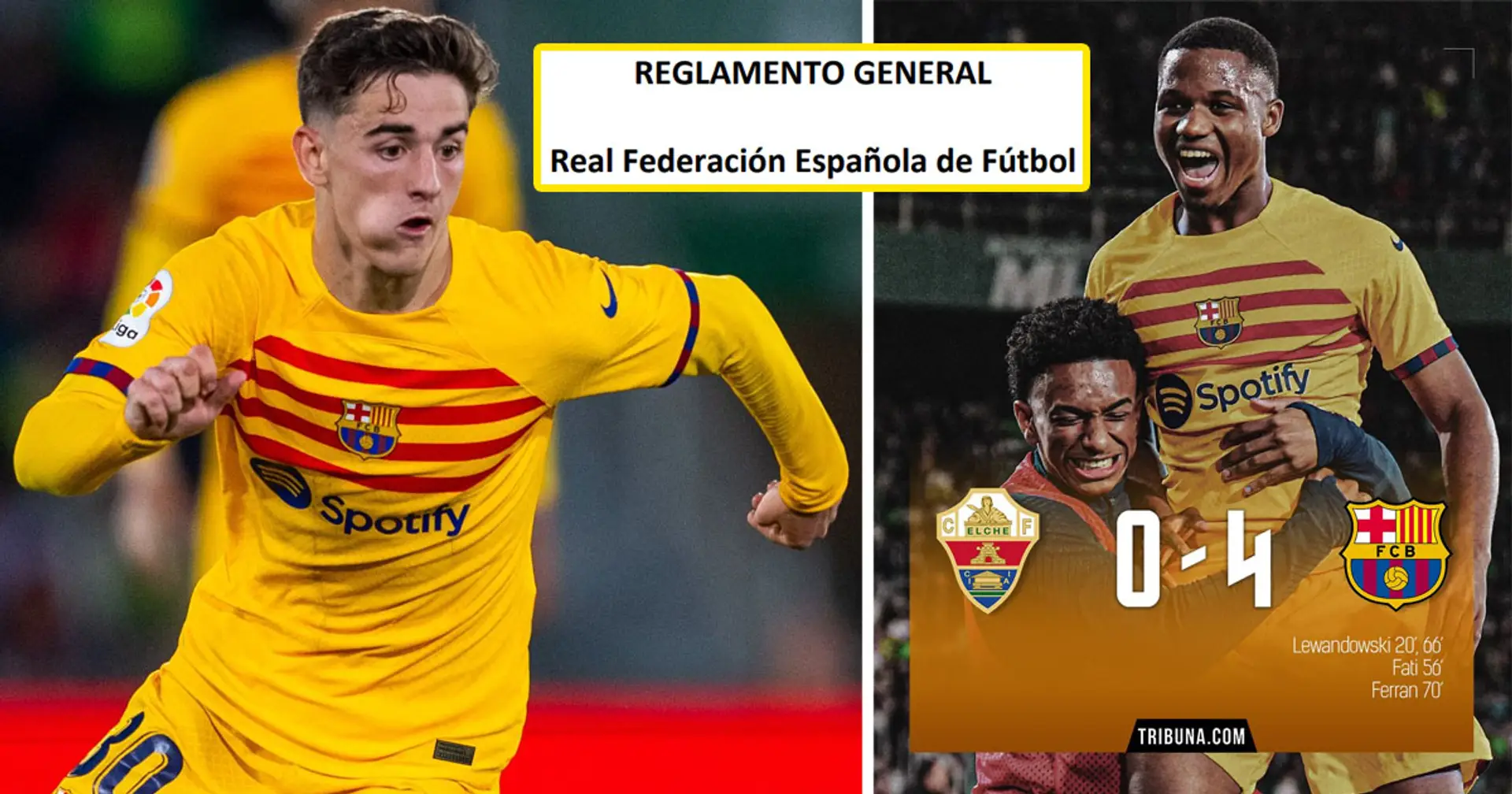 Elche could be awarded win v Barca because of Gavi, youngster might not play again this season: explained