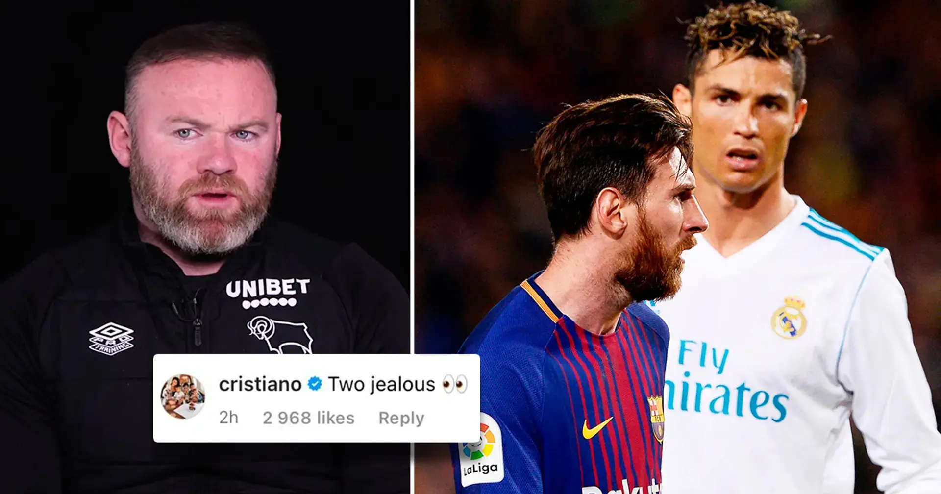 'Todos los jugadores menos Messi están celosos de Cristiano': Rooney responde al comentario 'celoso' de Ronaldo 