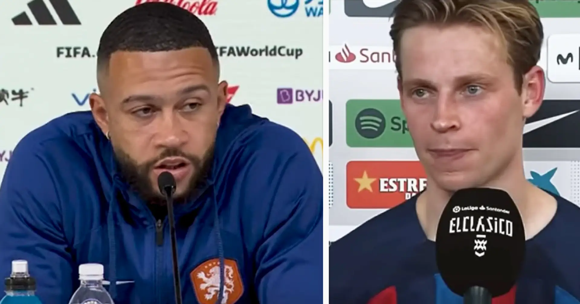 📣 Frenkie de Jong and Memphis Depay played the whole game as The