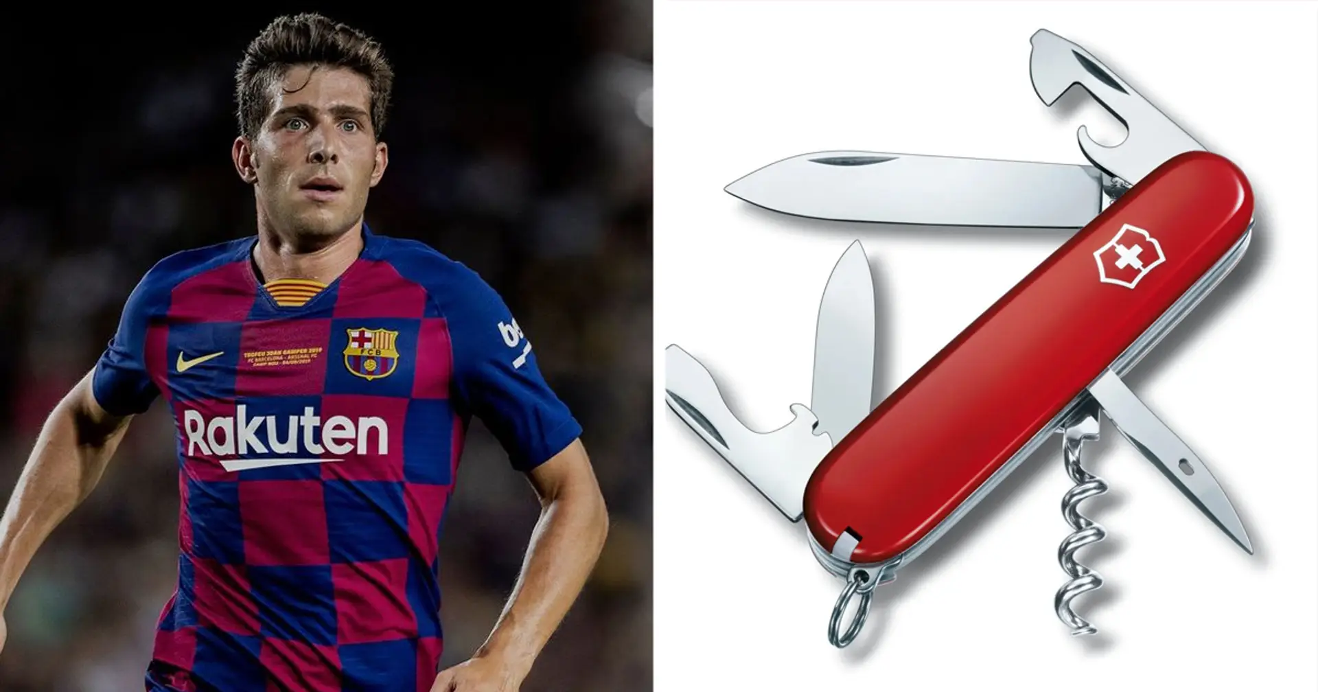 Swiss army knife Roberto, tank Pique and more: what if Barca defenders were weapons