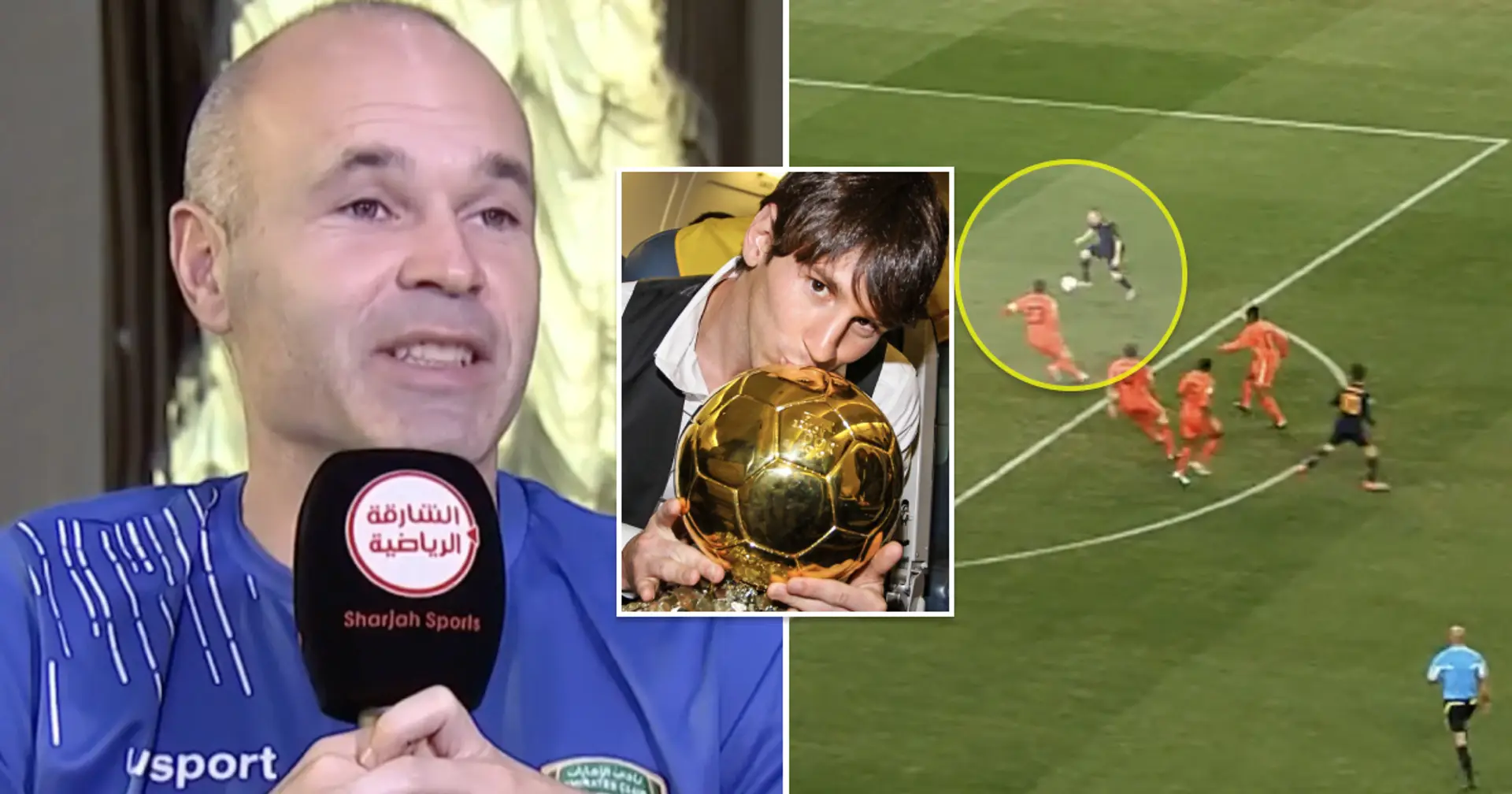 Andres Iniesta asked if not winning Ballon d'Or in 2010 was unfair — delivers classy response