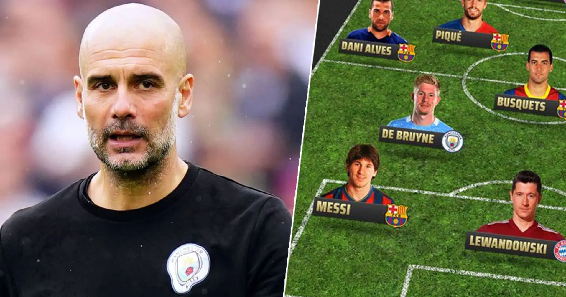 Goal name Pep Guardiola's all-time best XI, ignore one Barca legend