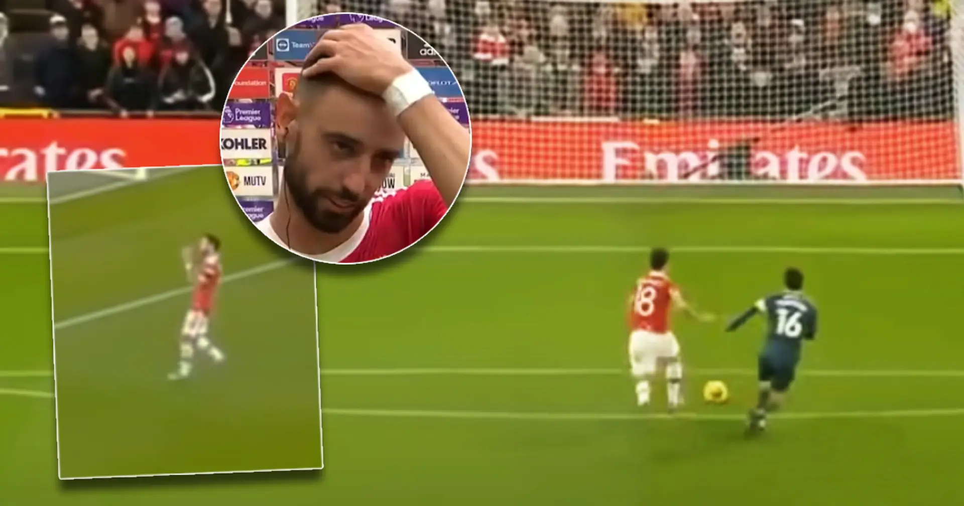 Caught on camera: Bruno's shocking miss vs Middlesbrough from another angle