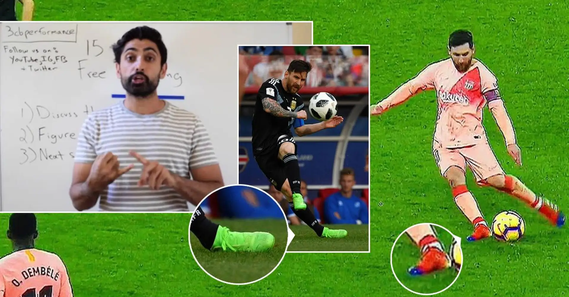 Le scientifique américain Rajpal Brar explique la technique unique de «foulure de la cheville» de Messi - c'est pourquoi il marque tant de buts sur coup franc