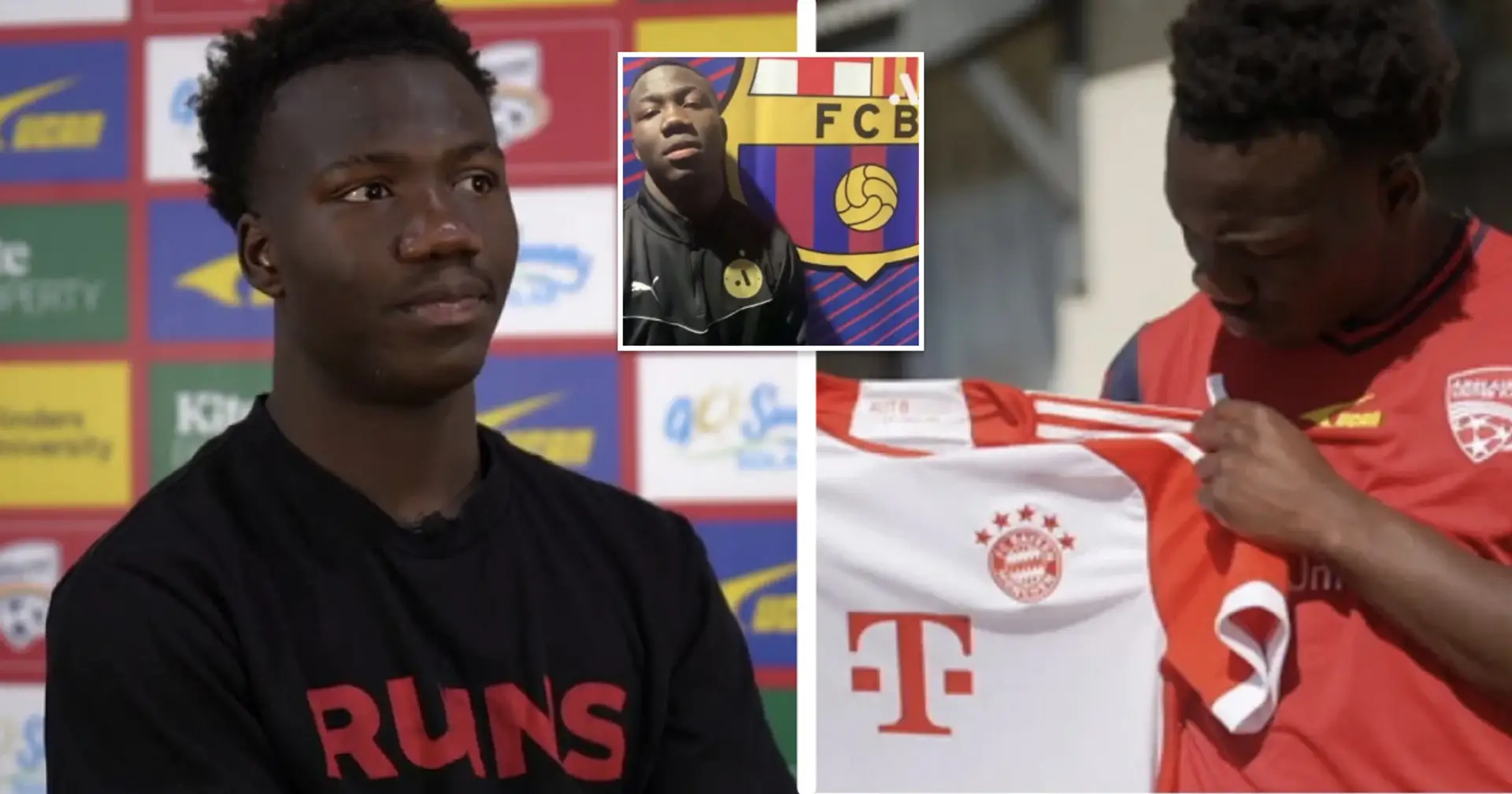 Tanzania-born supertalent joins Bayern, reveals he supports Barca