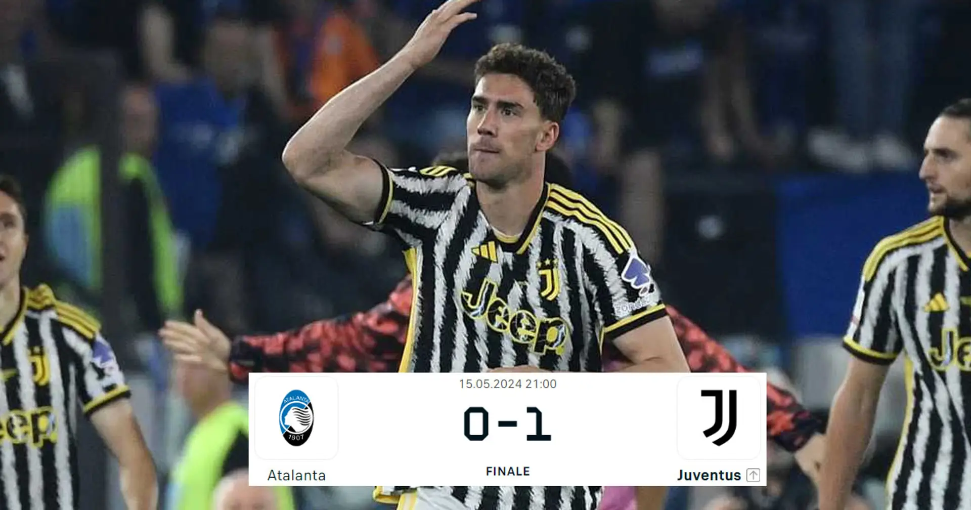 La Juventus vince la Coppa Italia 23/24, Atalanta KO nonostante l'arbitraggio: decide un sontuoso Vlahovic, la sintesi della partita