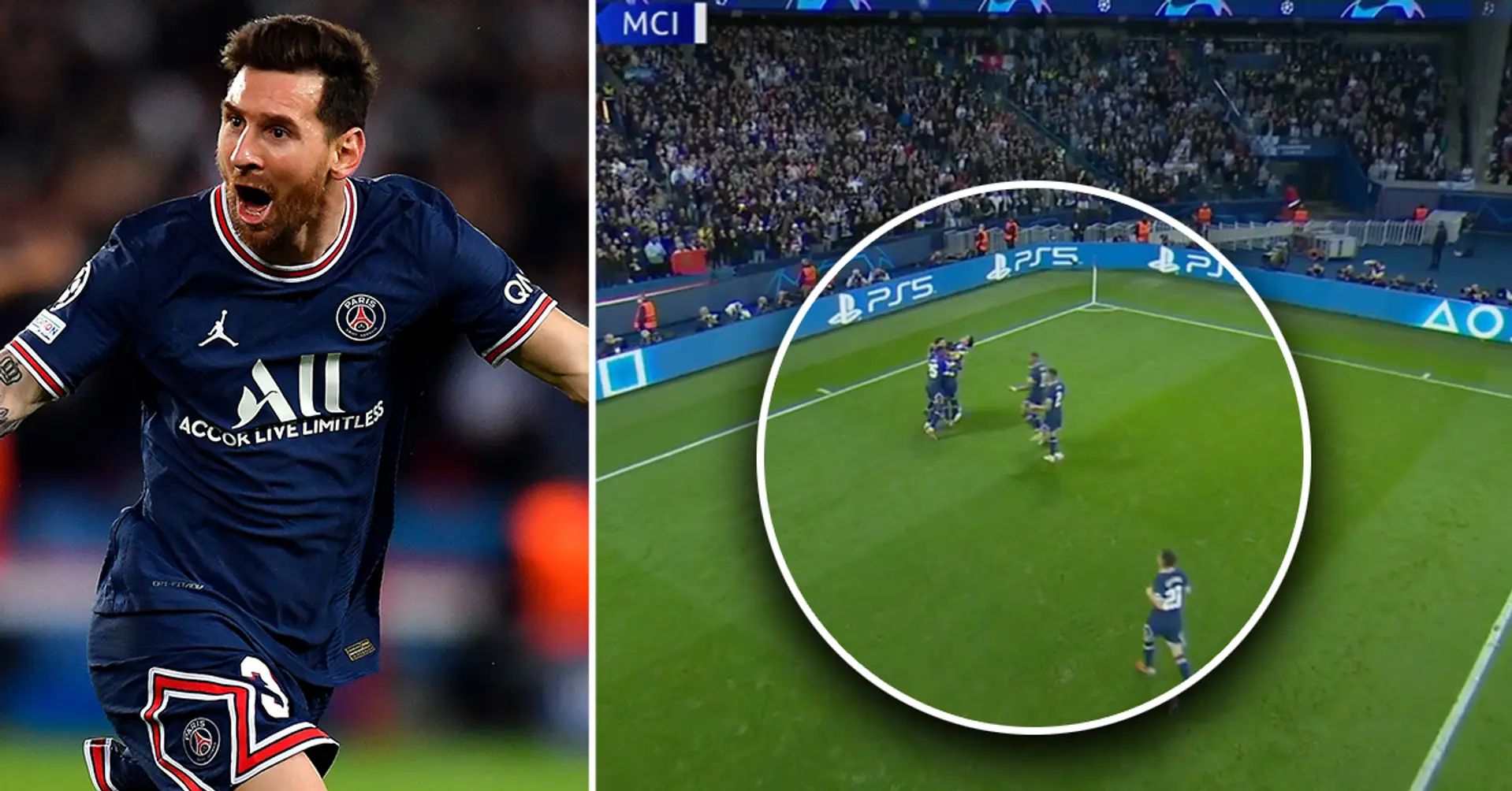 Caught on camera: who was the very first player to celebrate Leo Messi's goal with him