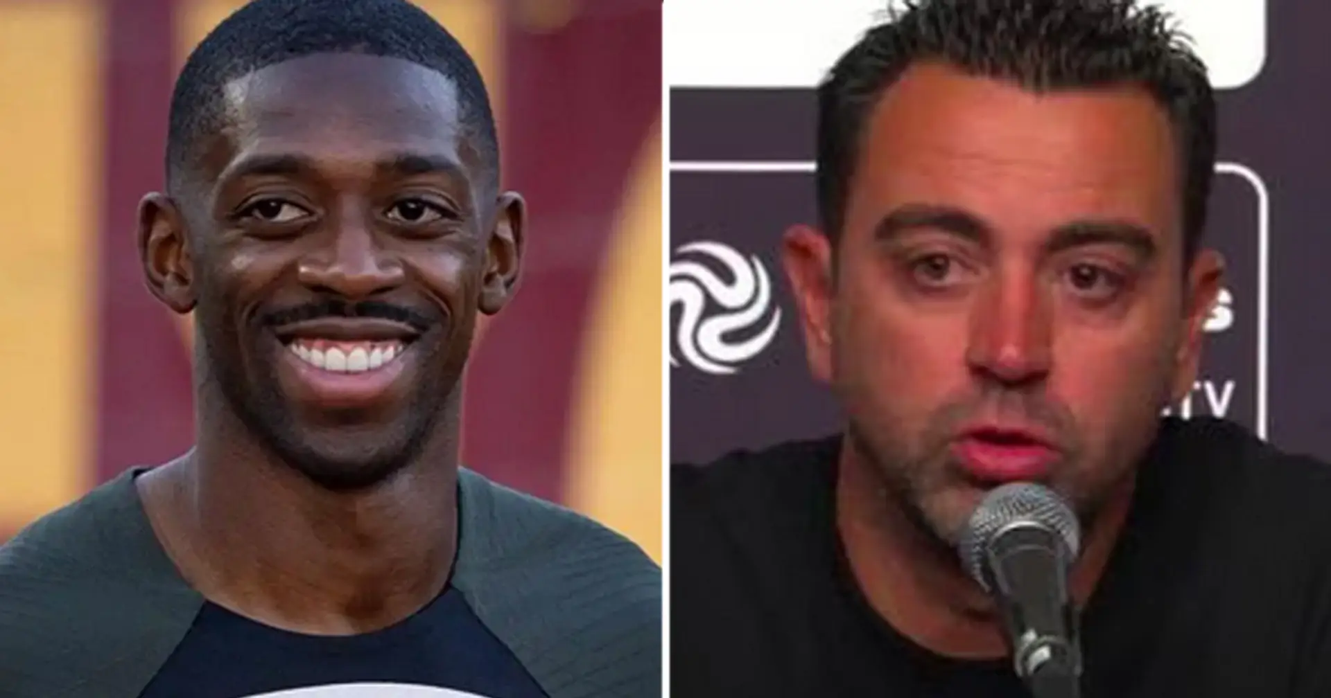 'I'm a little disappointed with him': Xavi explains Dembele's decision to join PSG
