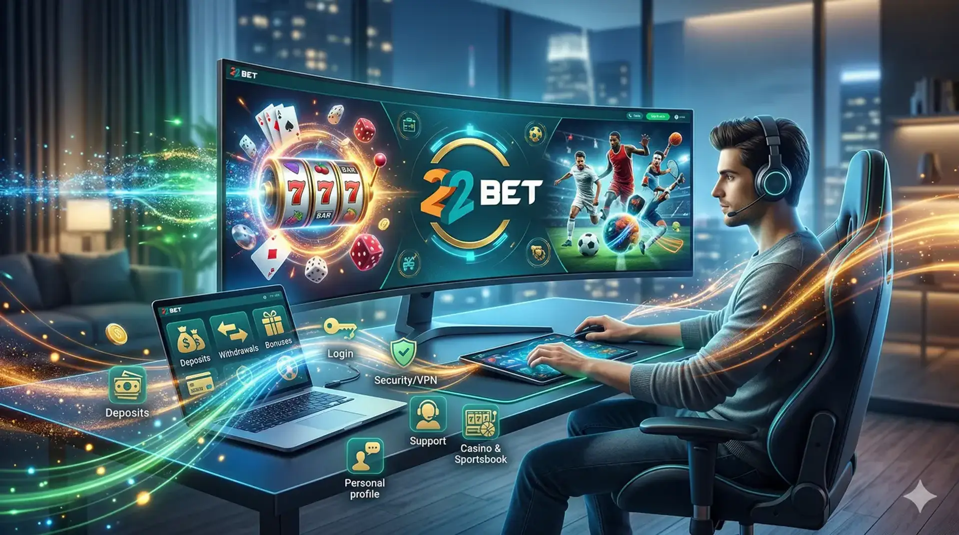 22Bet login
