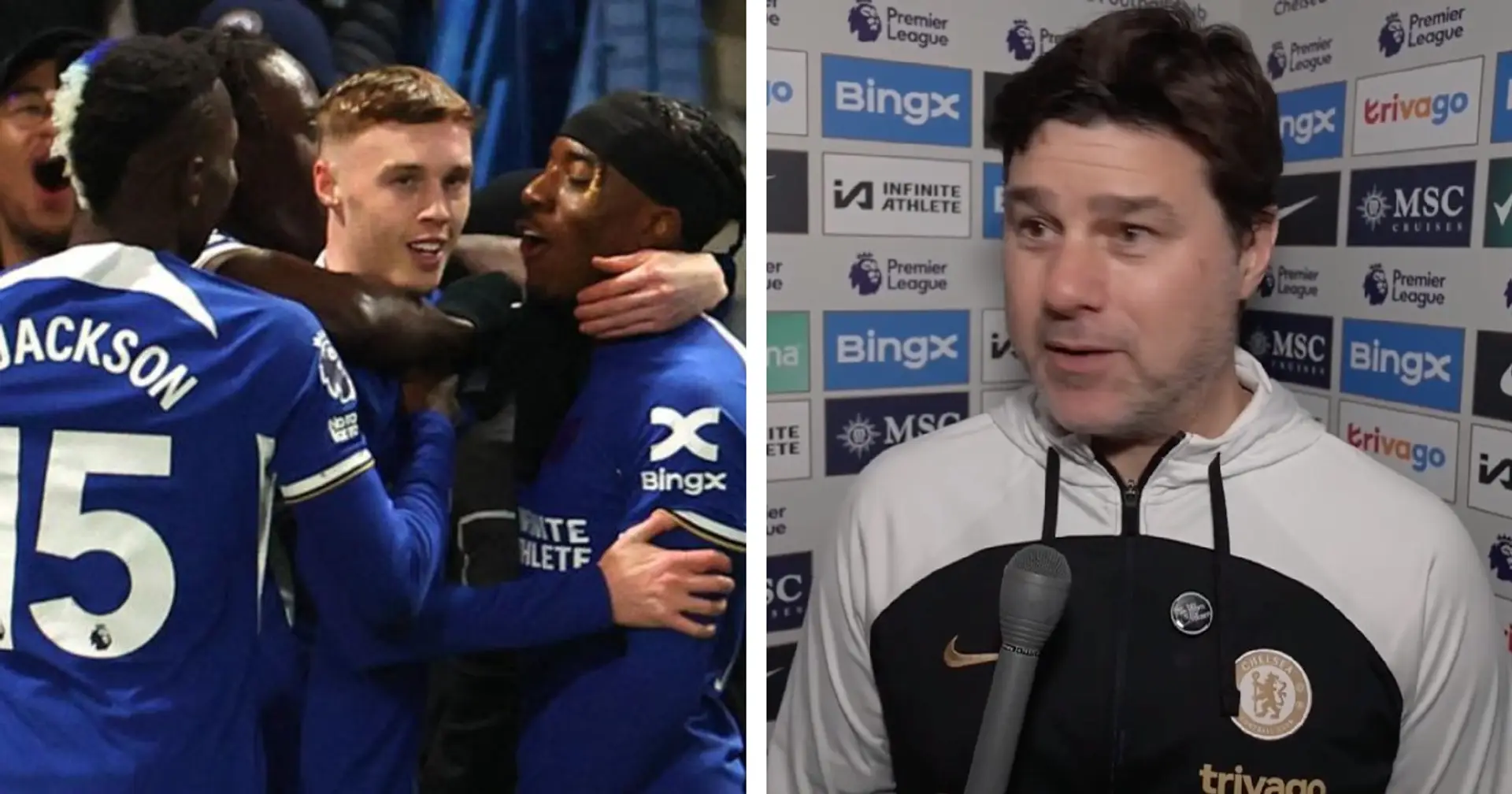 'Shows the club made the right decision by signing him': Pochettino reacts to Palmer masterclass