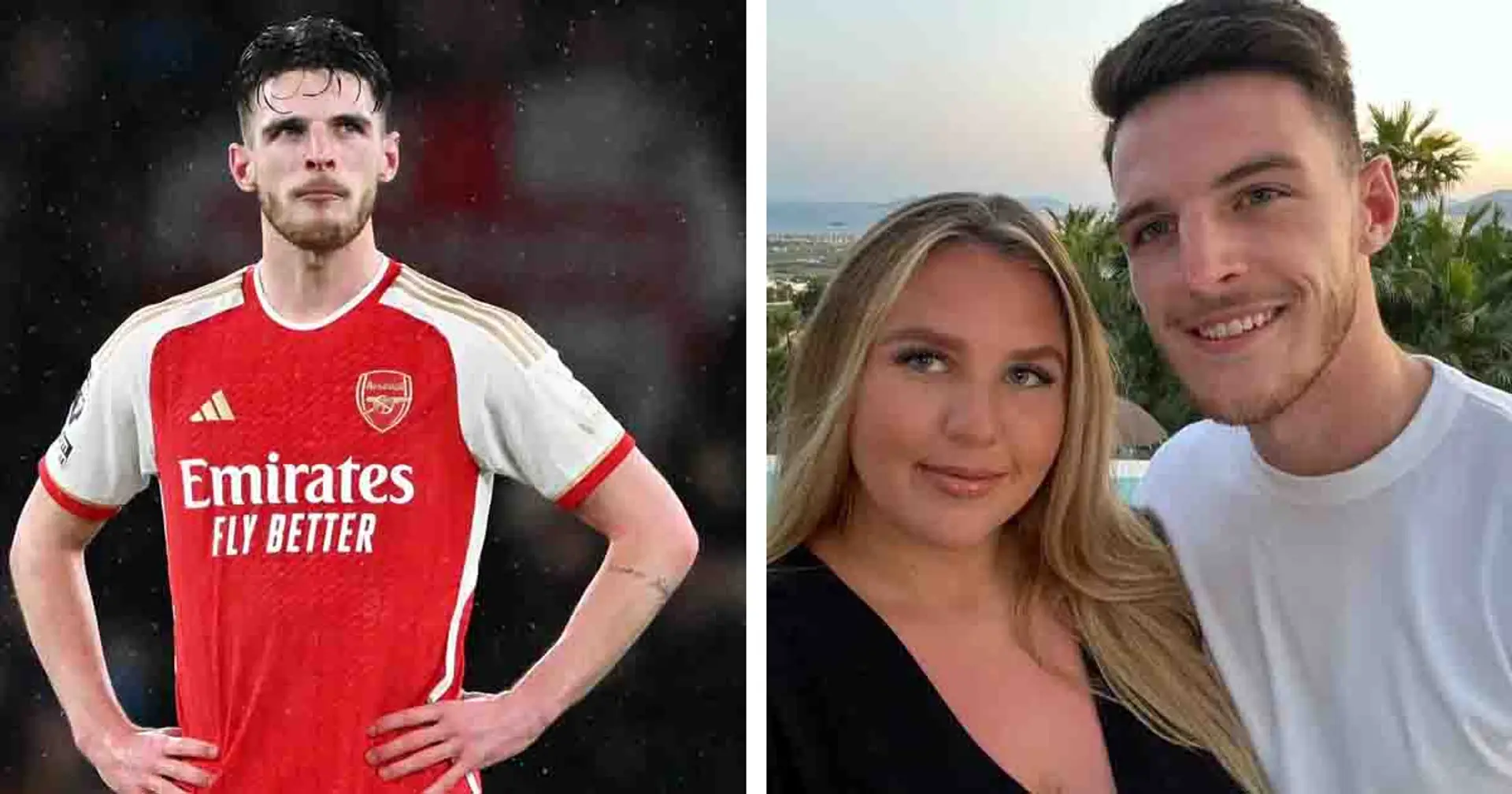 Declan Rice's girlfriend deletes Instagram pictures after vile abuse from rival fans