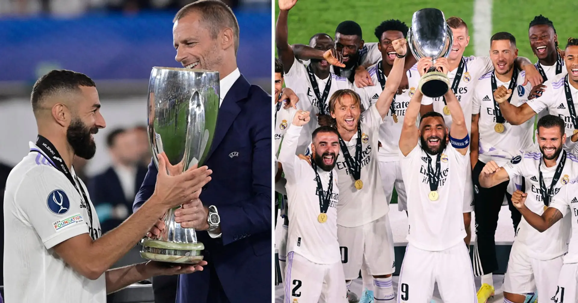 12 meilleures photos alors que la Super Coupe devient le 99e trophée de l'histoire du Real Madrid